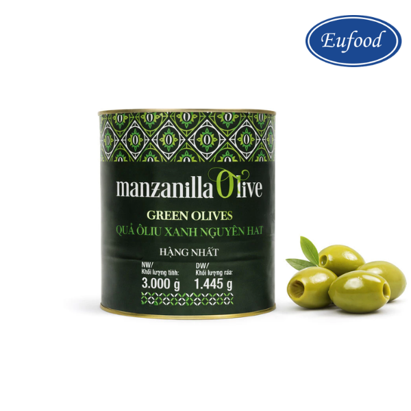Quả Oliu Xanh Tách Hạt Hiệu Manzanilla