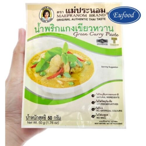 Gia Vị Cà Ri Xanh Nhãn Hiệu Maepranom