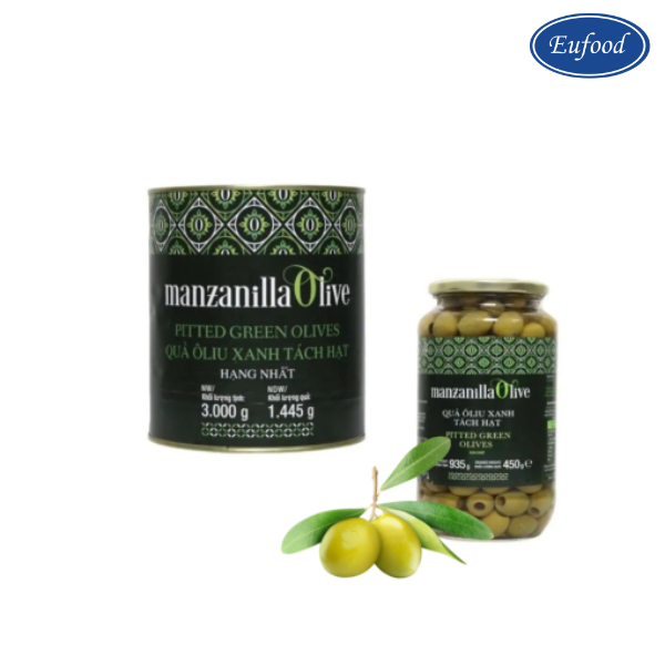 Quả Oliu Xanh Tách Hạt Hiệu Manzanilla - Ảnh 2