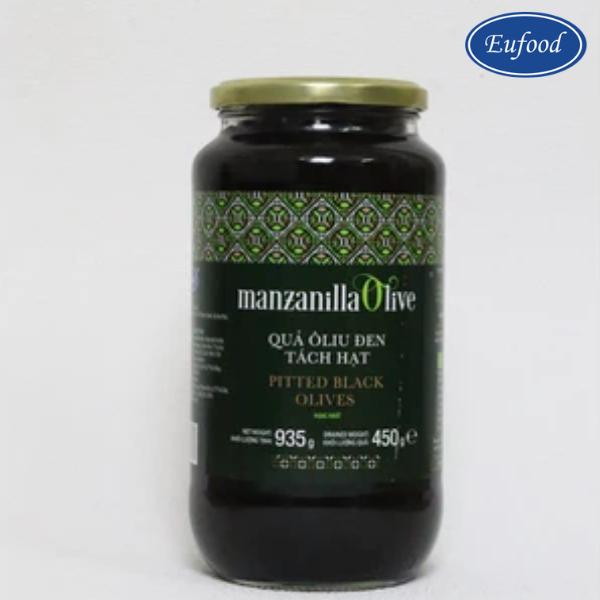 Quả Oliu Đen Tách Hạt Hiệu Manzanilla - Ảnh 2