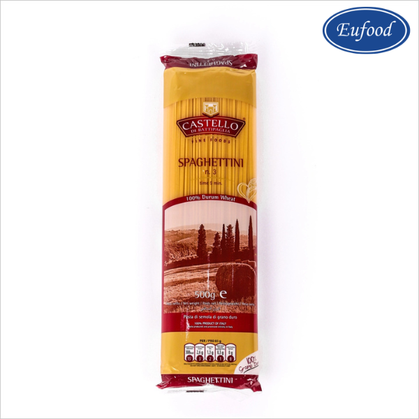 Mỳ Ý Spaghettini N.3 hiệu Castello