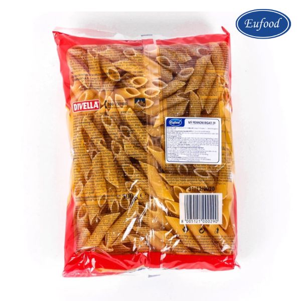 Mỳ Ý Pennoni Rigati 29 Divella - Ảnh 2