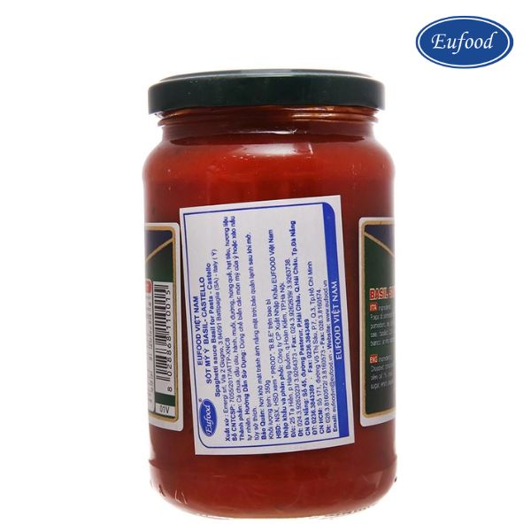 Sốt Mỳ Tomato Và Basil Castello - Ảnh 2